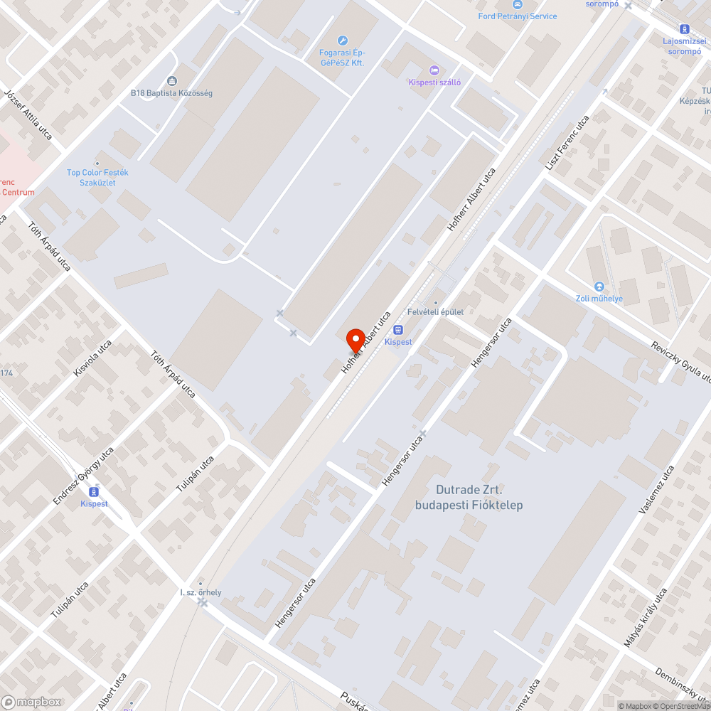 Kidöntött tábla bejelentés helye