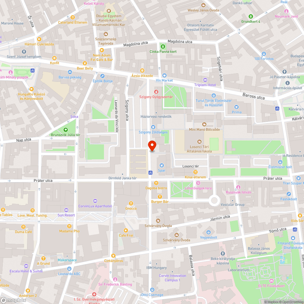 Felborult szemetesedény bejelentés helye