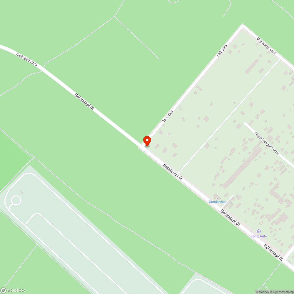 Nem látható járdasziget! bejelentés helye