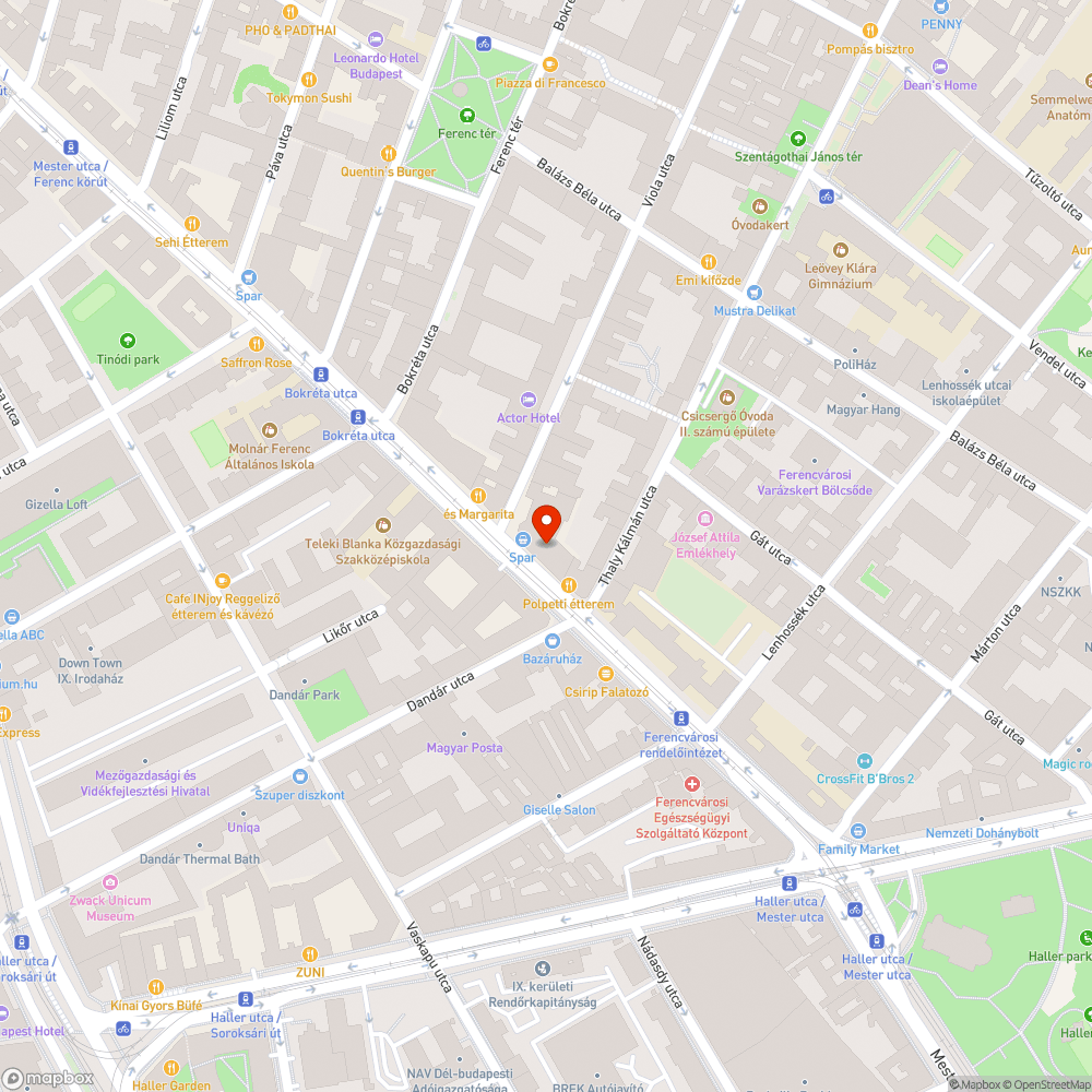 Sérült elkerítők bejelentés helye