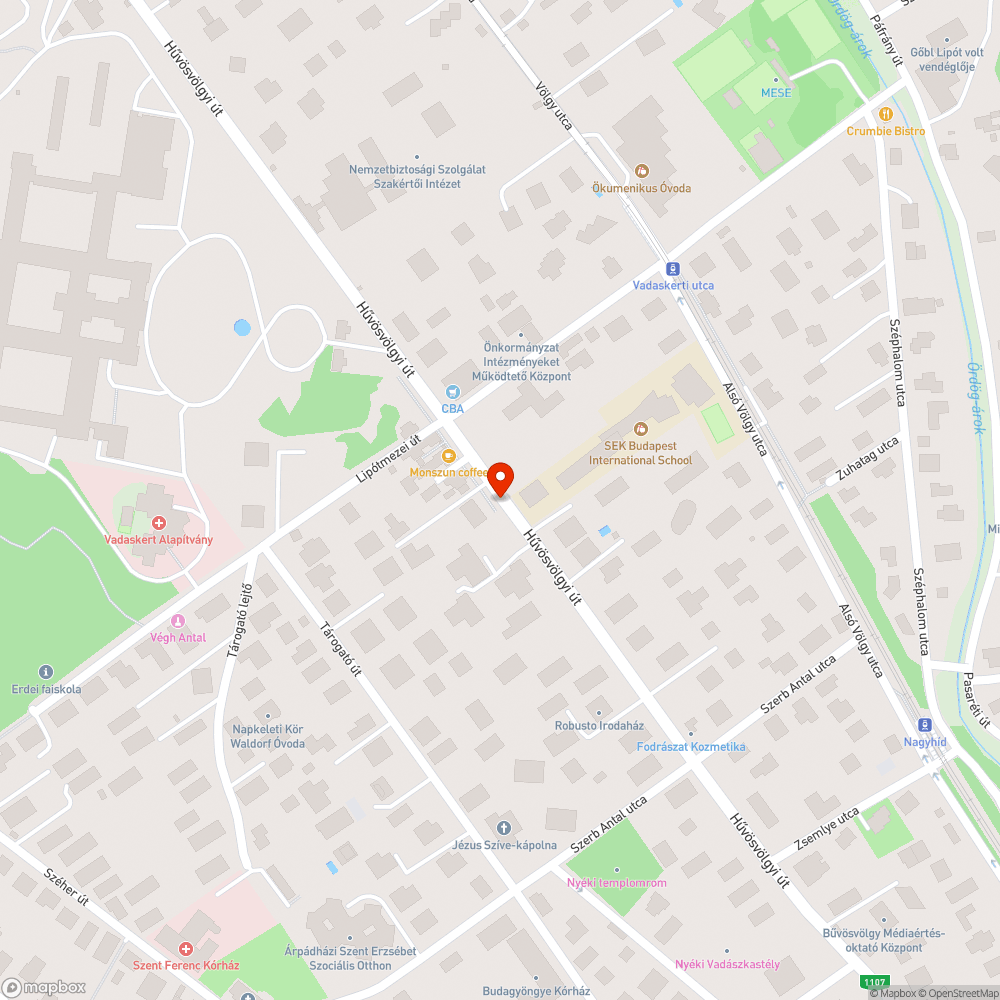 Takarítatlan, szemetes utcaszakasz bejelentés helye