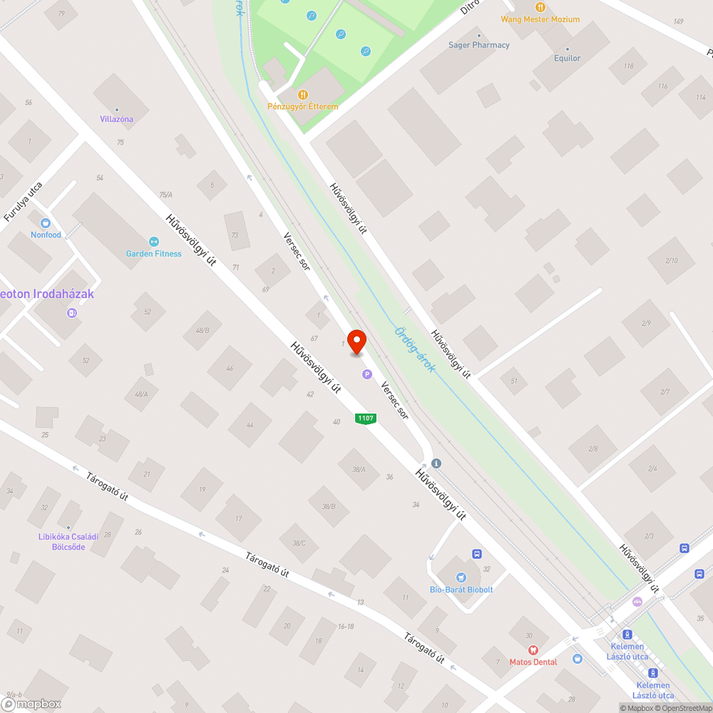 Koszos parkoló bejelentés helye