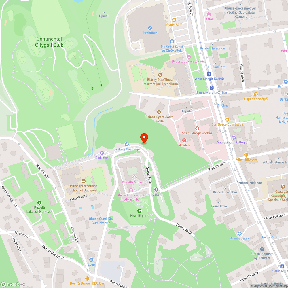 Elhagyott Skoda bejelentés helye