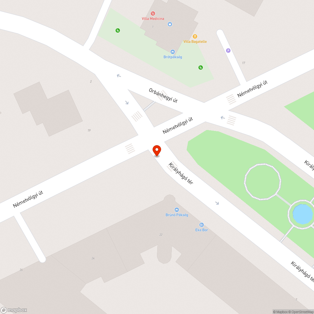 Nem működő gyalogátkelő lámpa bejelentés helye