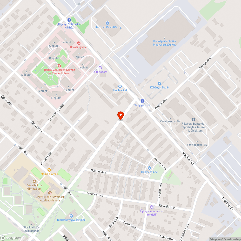 Egy kupac szemét bejelentés helye