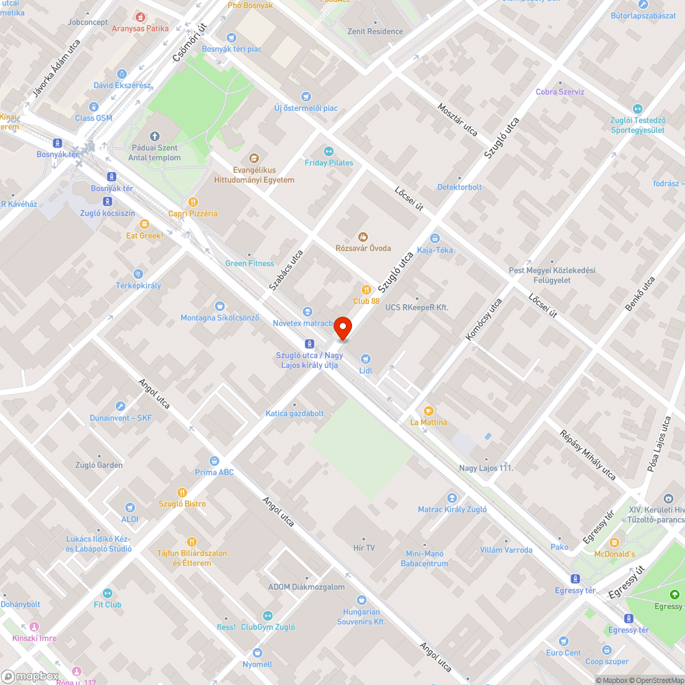 Nem látható házszámtábla bejelentés helye