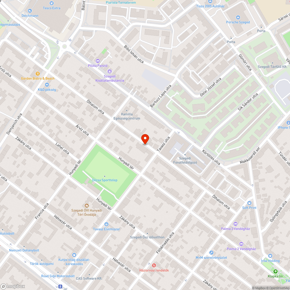 Mély kátyú az Öthalom utcában bejelentés helye