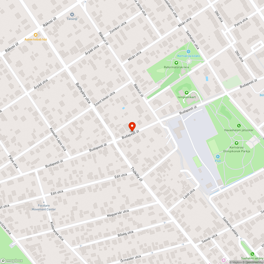 Kátyú a járdán bejelentés helye