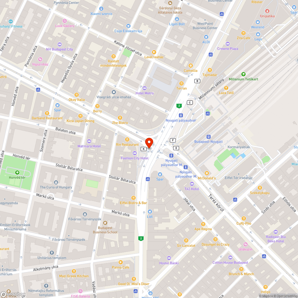 Hiányzó fényterelő bejelentés helye