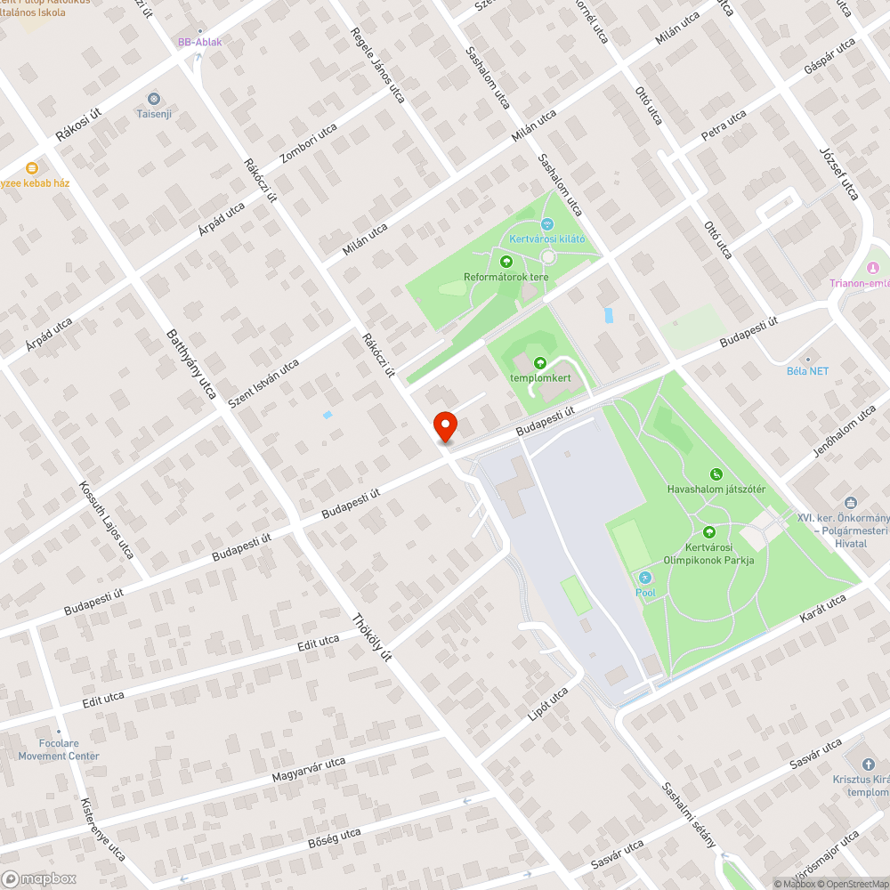 Egekben a táblák bejelentés helye