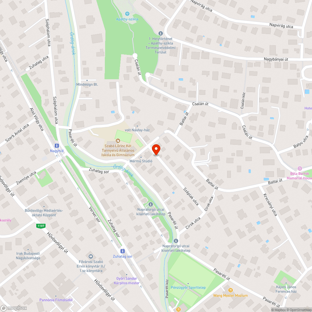 Kosz bejelentés helye