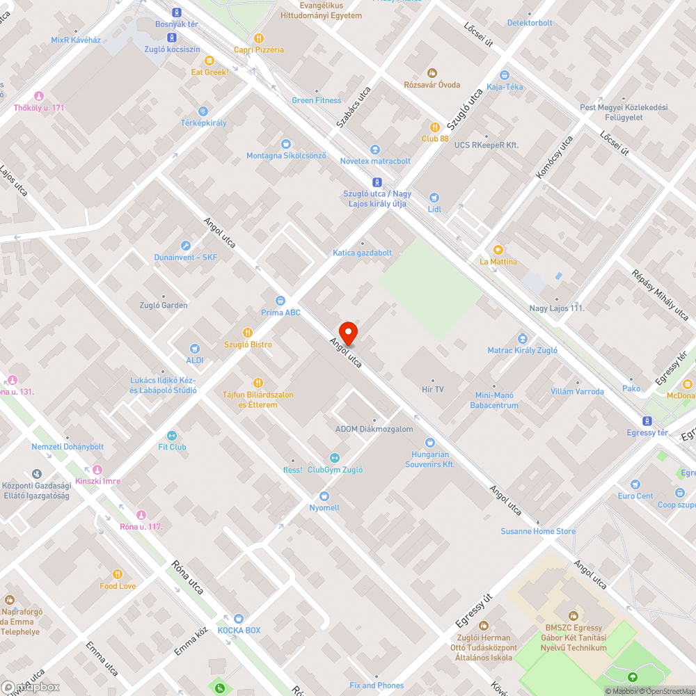 Botlásveszélyes zöldsáv bejelentés helye