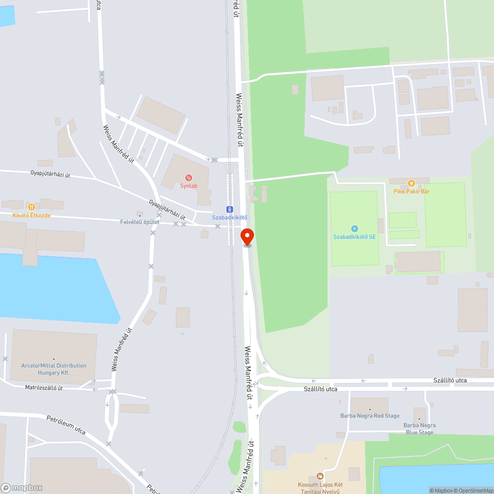 Teljesen eldugult víznyelő rács bejelentés helye