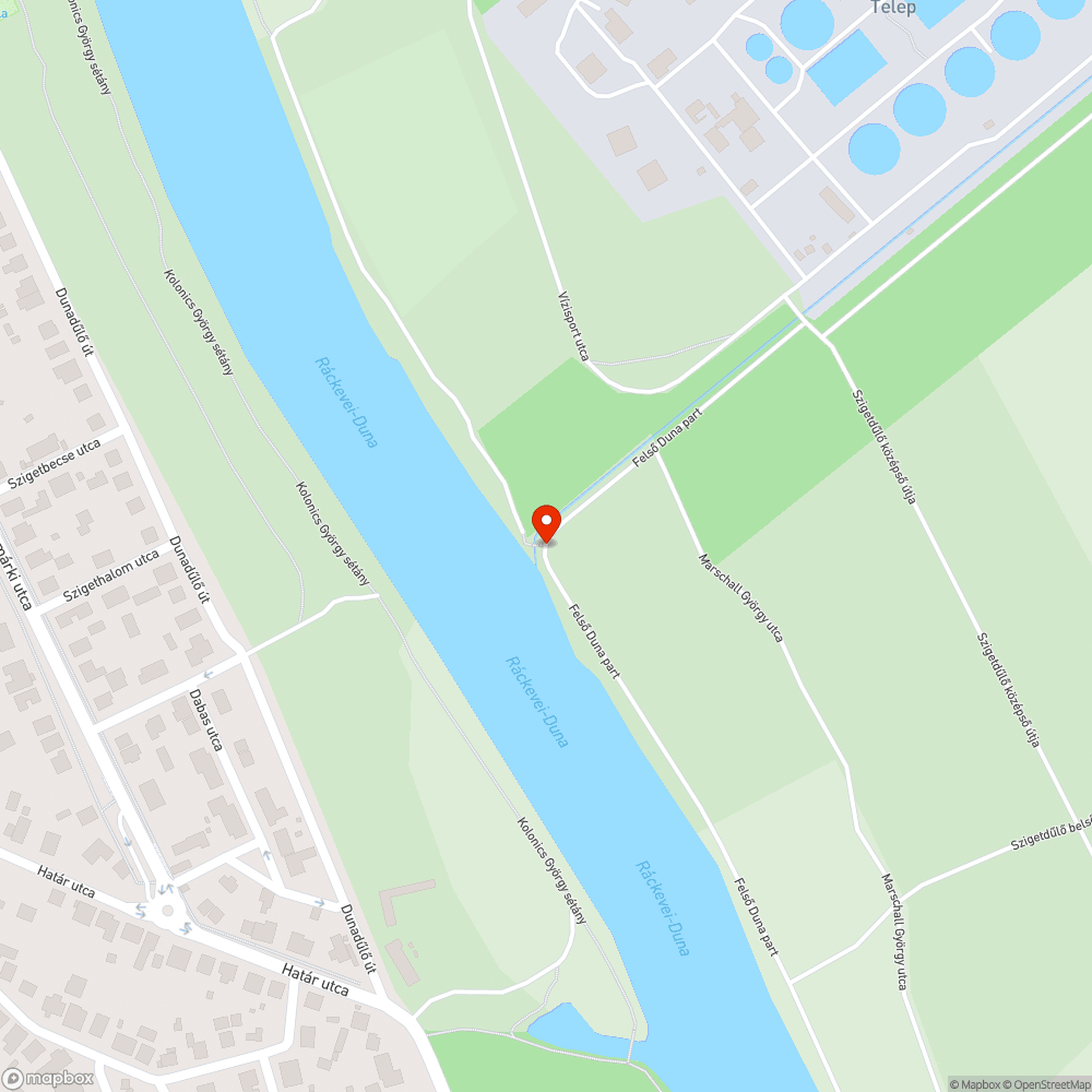 Fémpalló helyett szabályos gyalogos hidat bejelentés helye