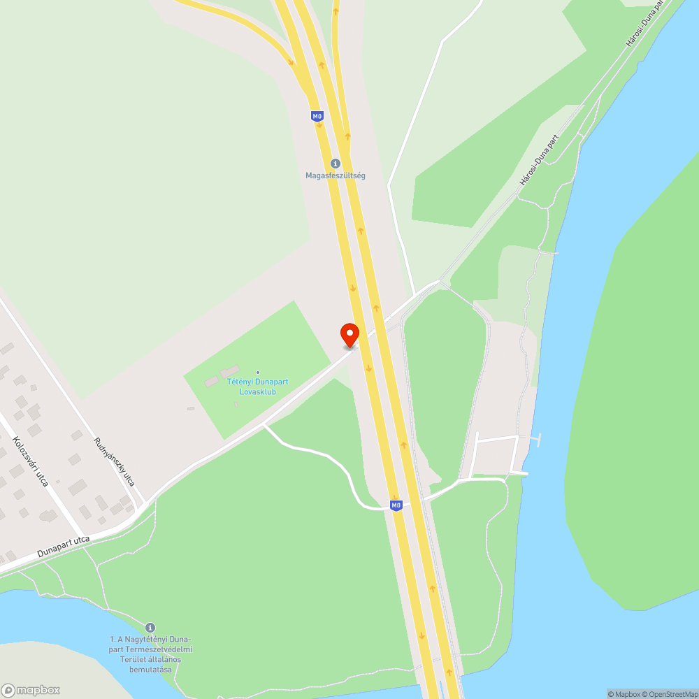 Szűk biciklis folyosó bejelentés helye