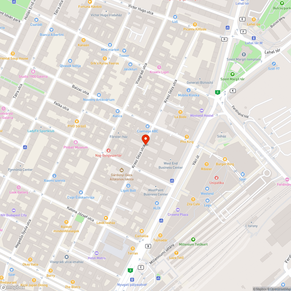 Járdán parkolás bejelentés helye