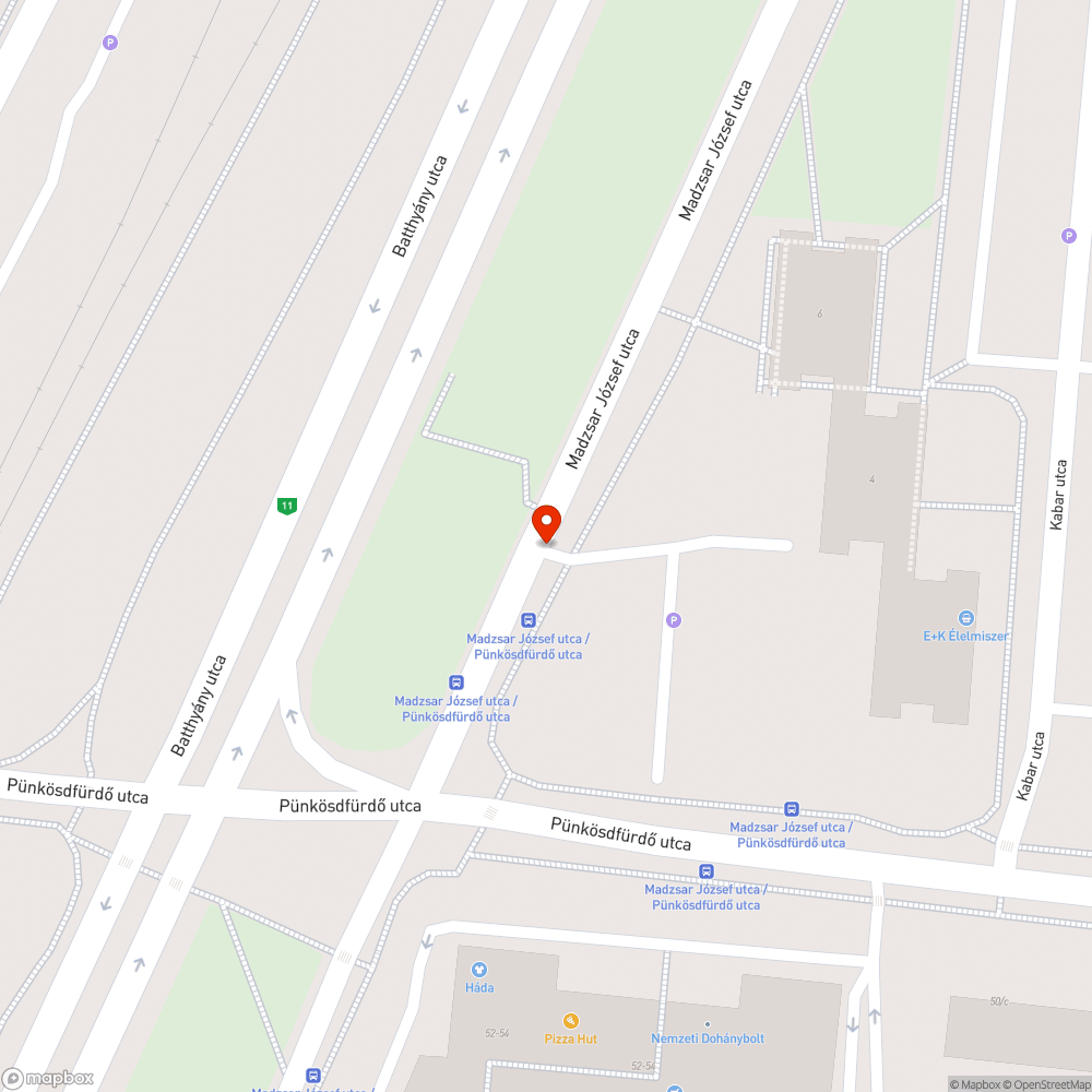 Kidőlt poller bejelentés helye