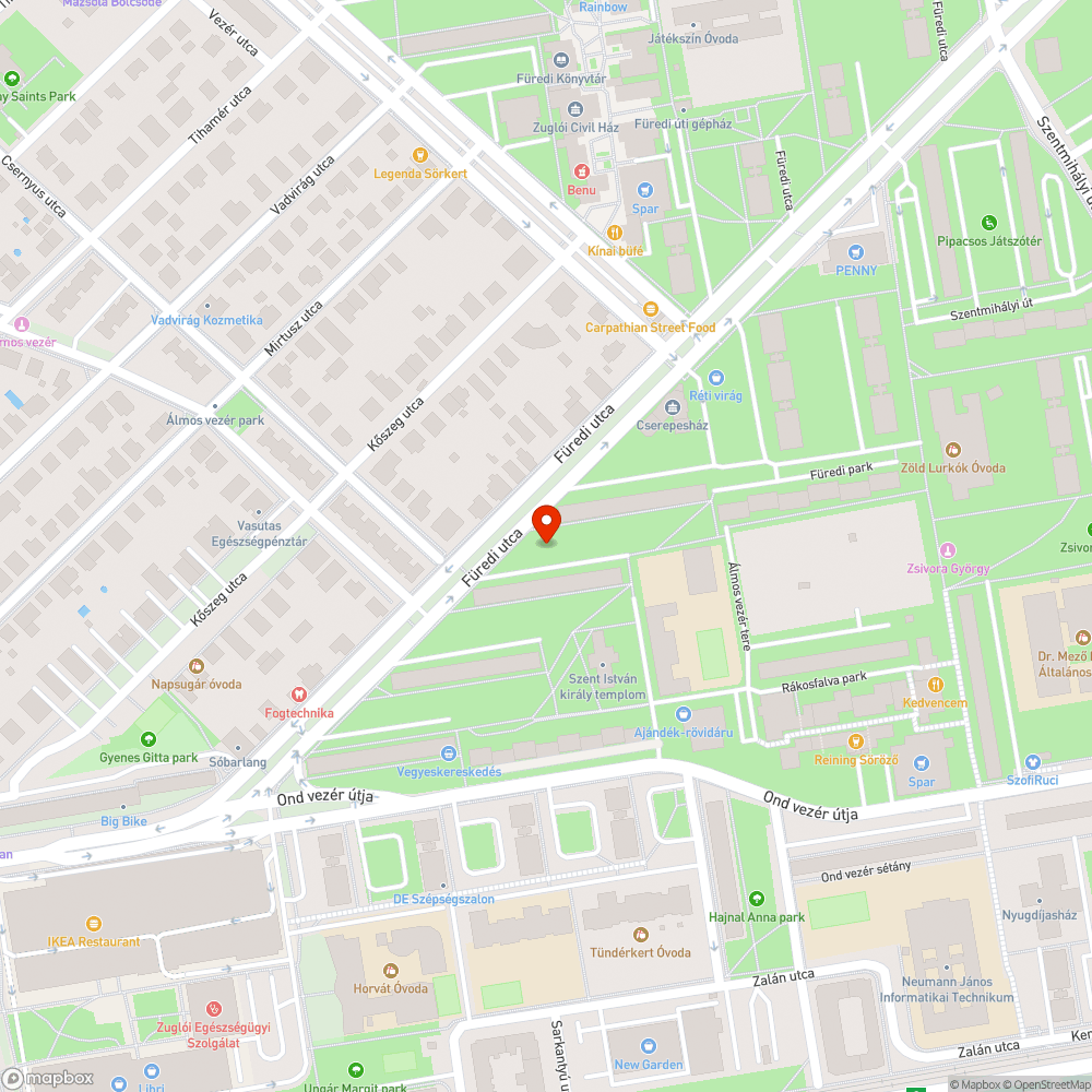 Kiégett az izzó bejelentés helye