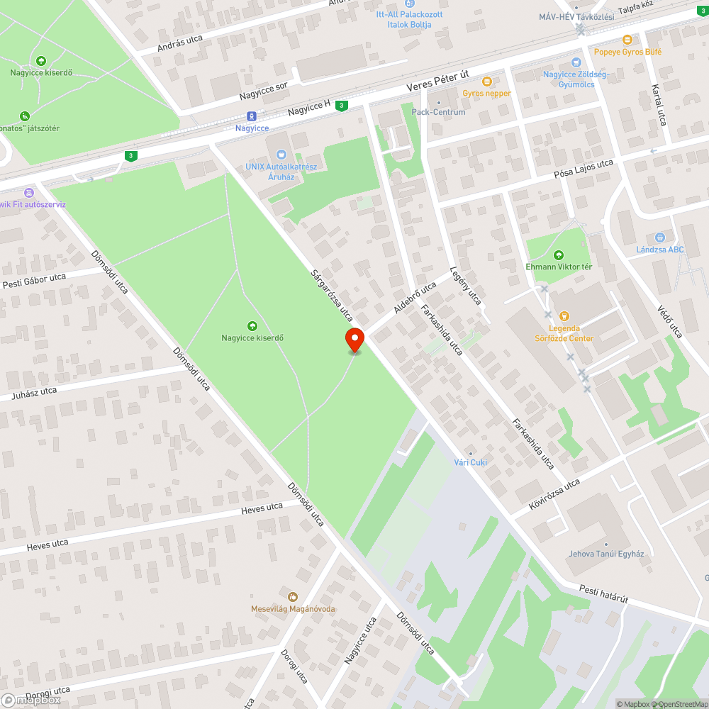 Kidöntött szemetes bejelentés helye