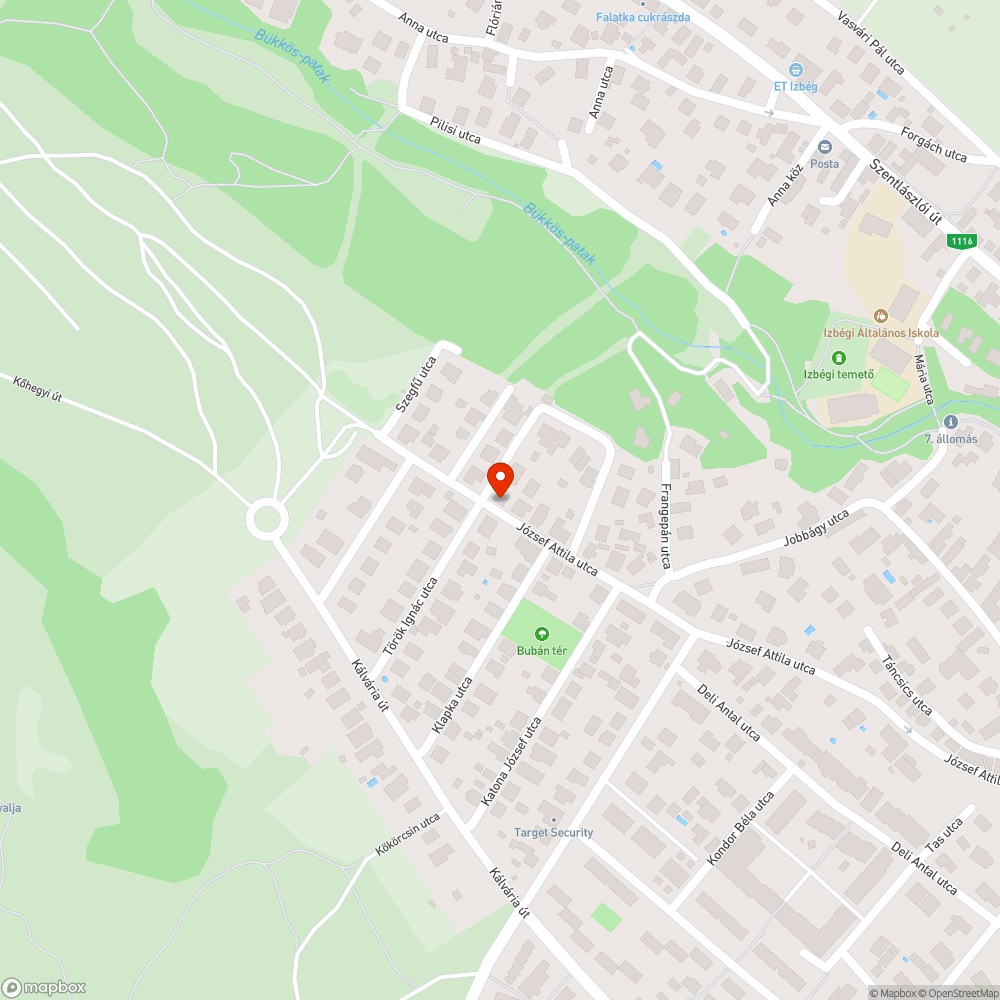 Sérült tűzcsap bejelentés helye