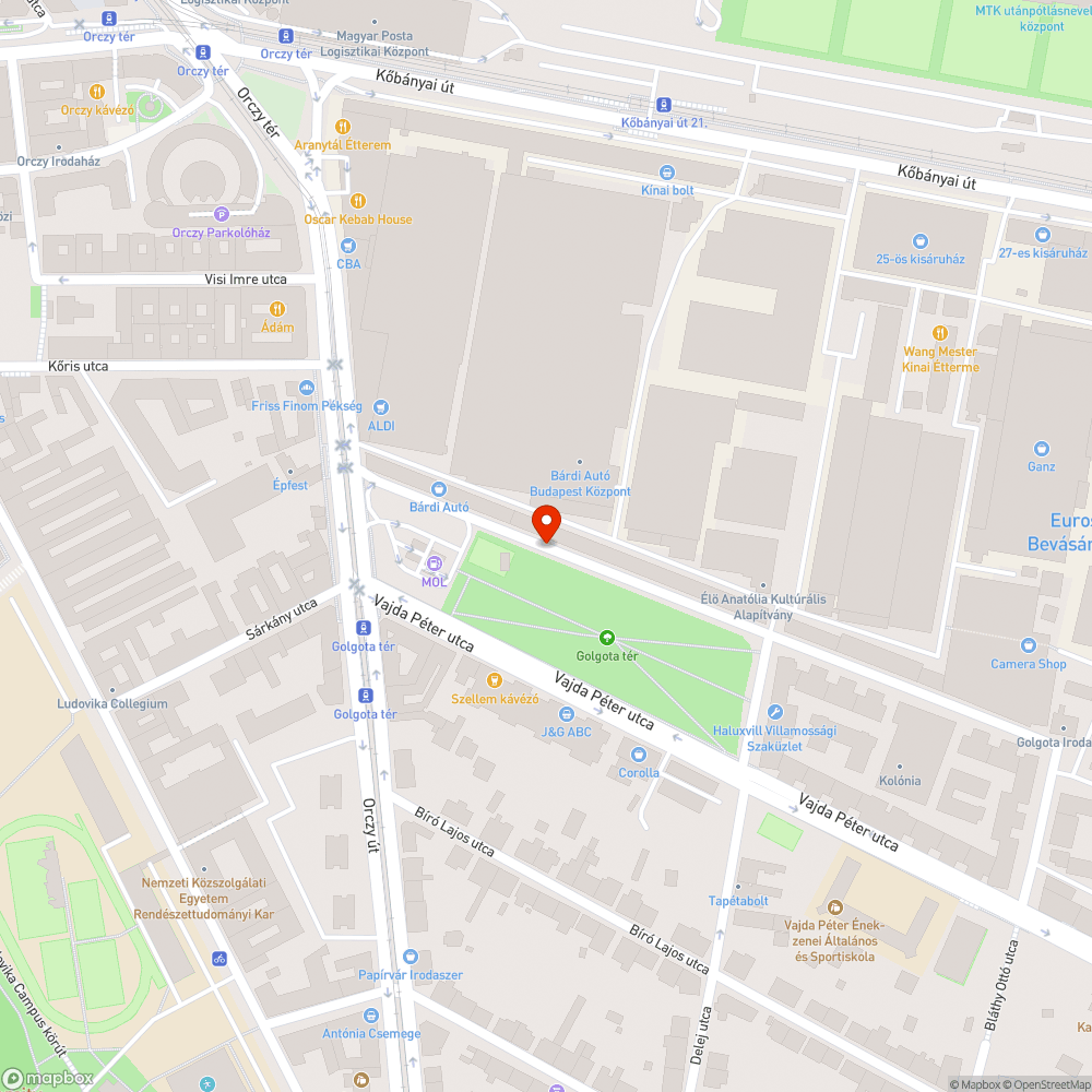 Elhagyatott összetört auto bejelentés helye