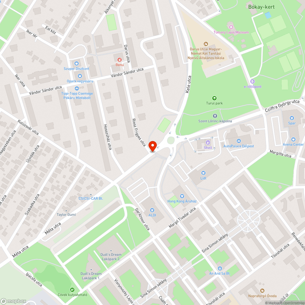 Régóta főútvonal melett álló jármű bejelentés helye