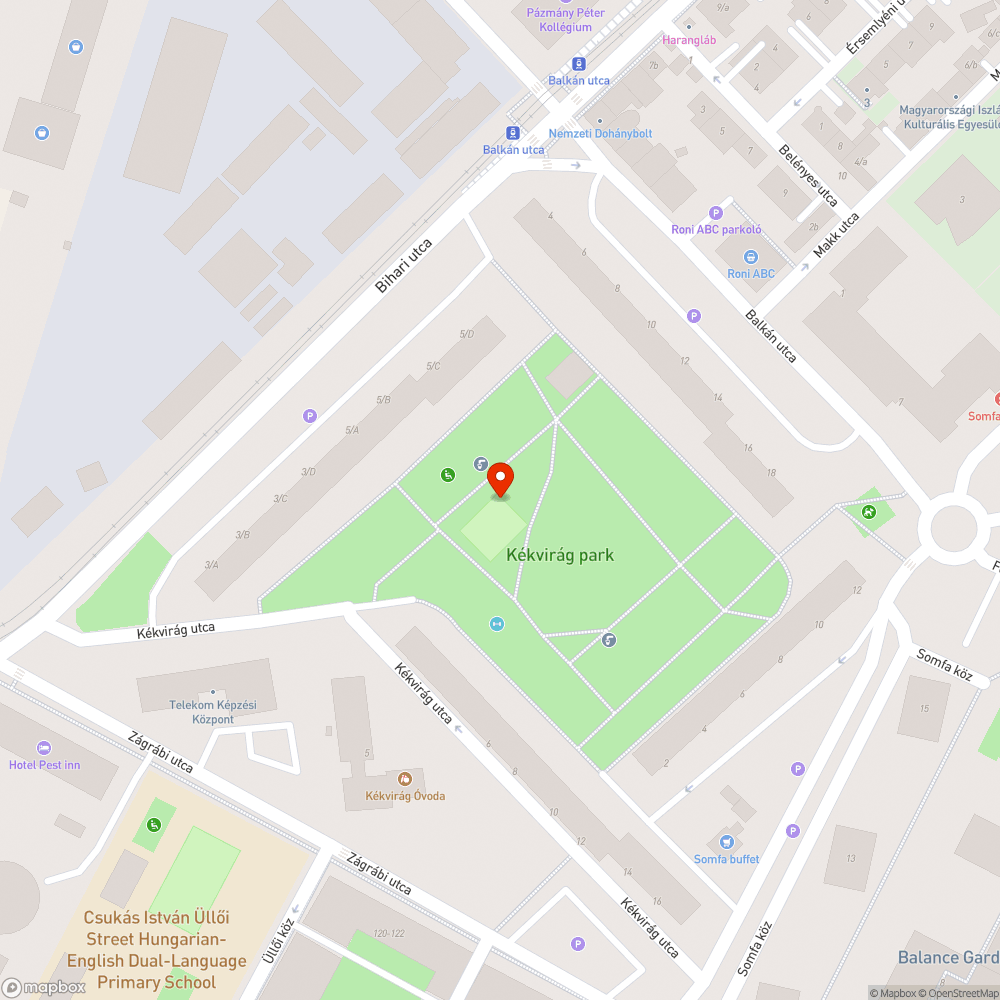 Törött pad a játszótéren bejelentés helye