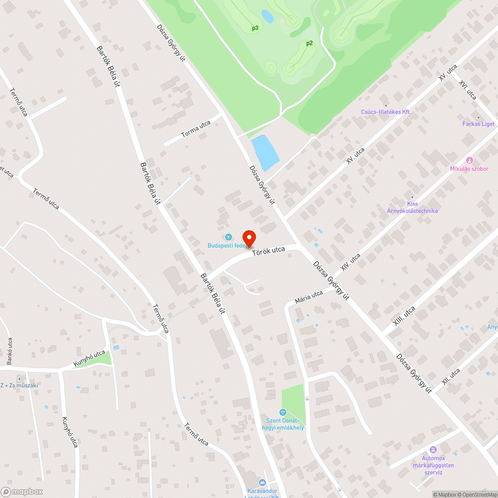 Rettenetes állapotú útszakasz bejelentés helye