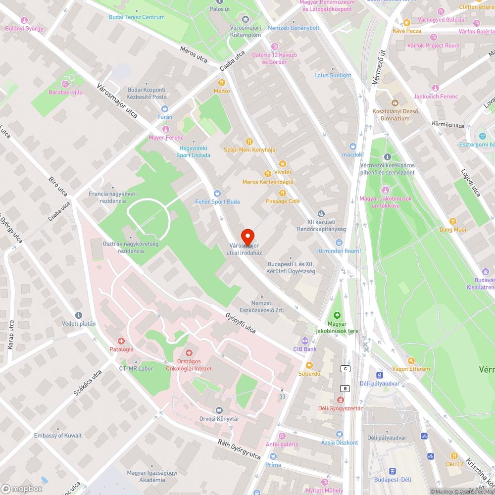 Sérült keret bejelentés helye