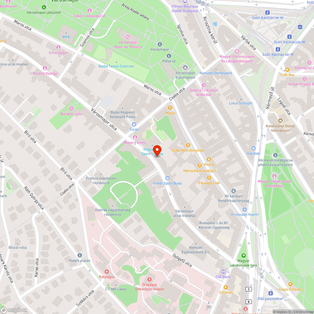 Kiálló fedél bejelentés helye