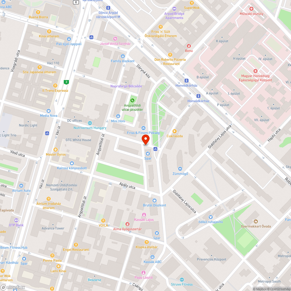 Rozsdás, csúnya szekrényféle bejelentés helye