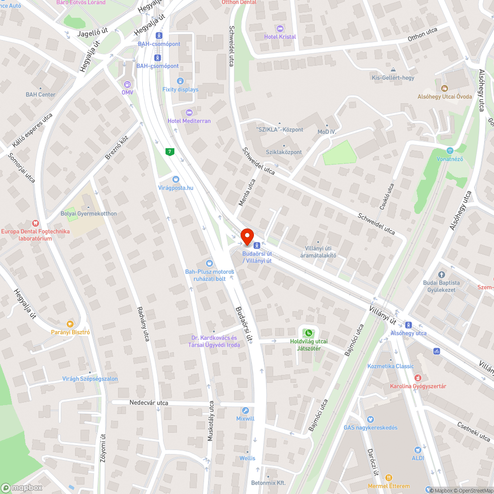 Aluljáró akadálymentesítése bejelentés helye