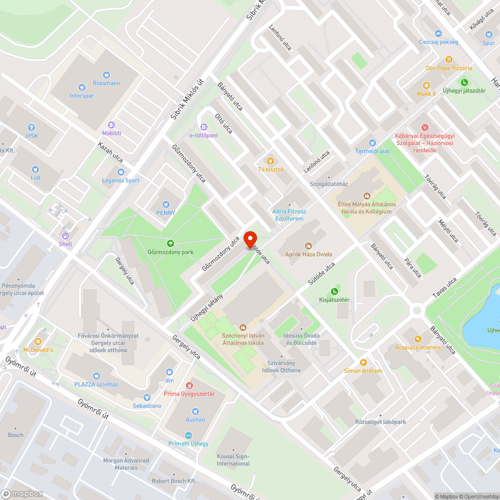 Billegő fedlap bejelentés helye