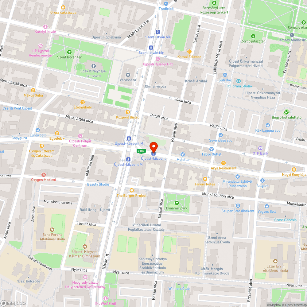 Olvashatatlan infótáblák bejelentés helye