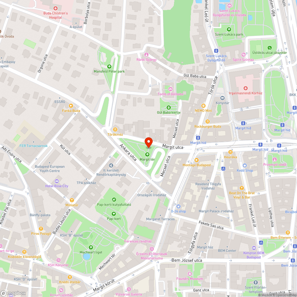 Szemét a parkban bejelentés helye