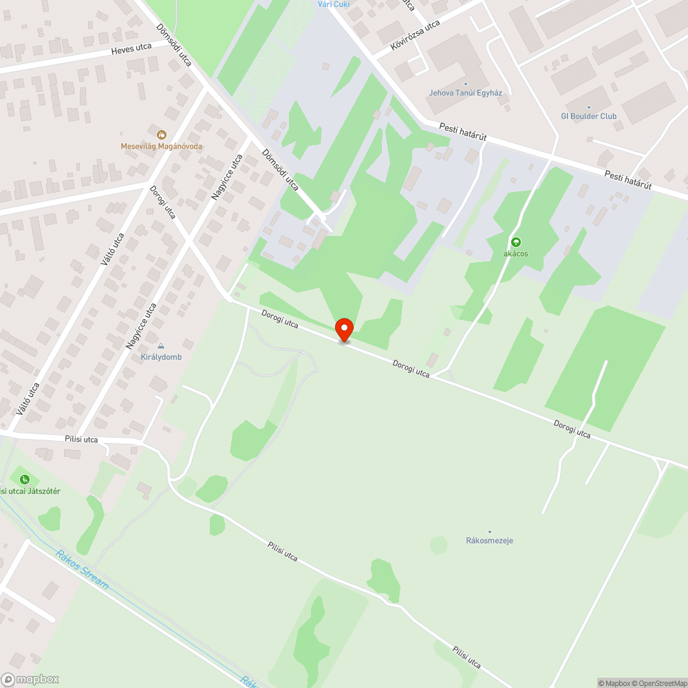 Szemét elfoglalja a teljes utcát bejelentés helye