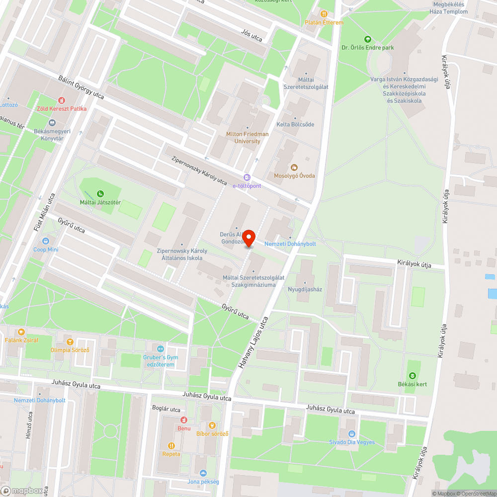 Zöldterület helyreállítása bejelentés helye