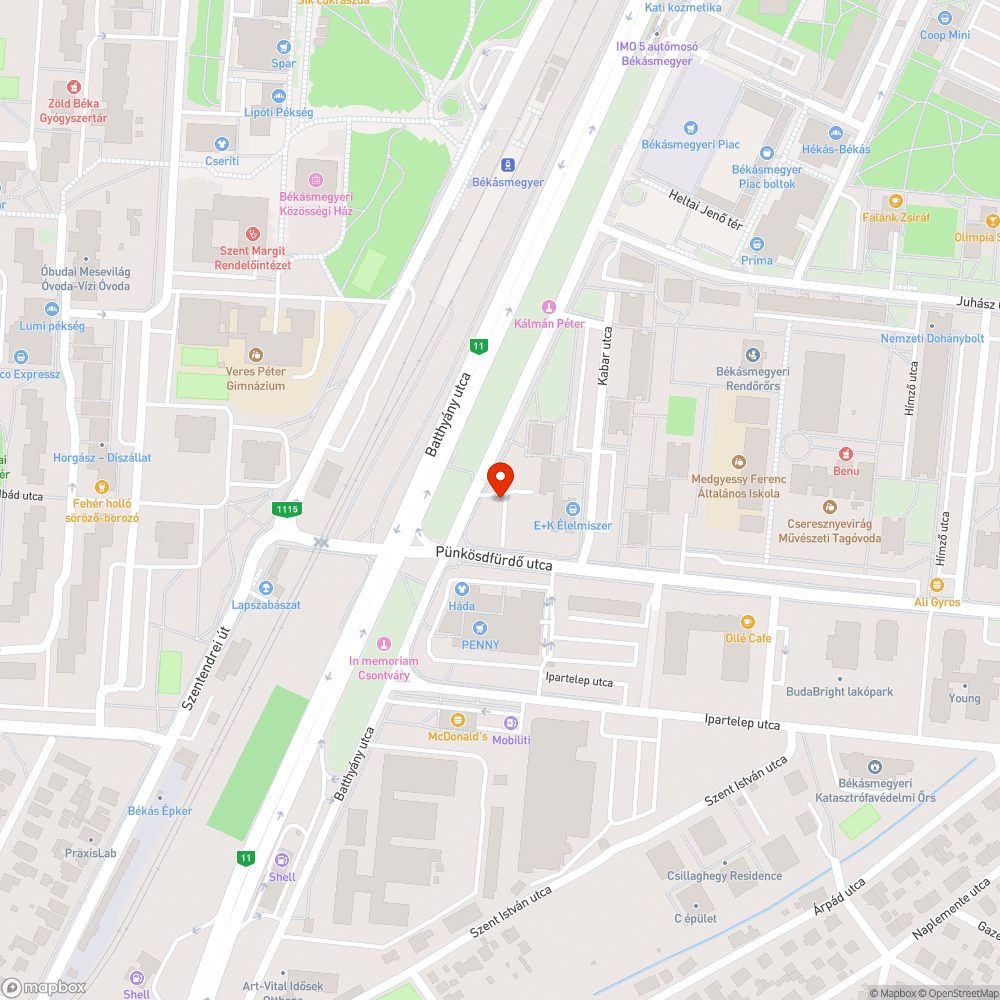 Műszaki lejárt bejelentés helye