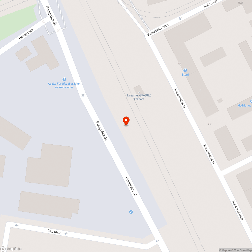 Kettő kupac építési hulladék bejelentés helye