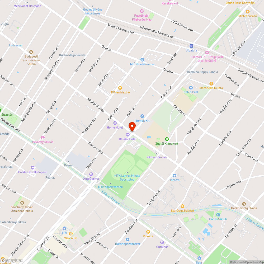 Lámpahangolás bejelentés helye