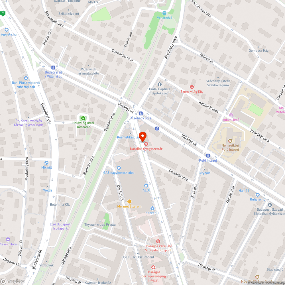 Járhatatlan bejelentés helye