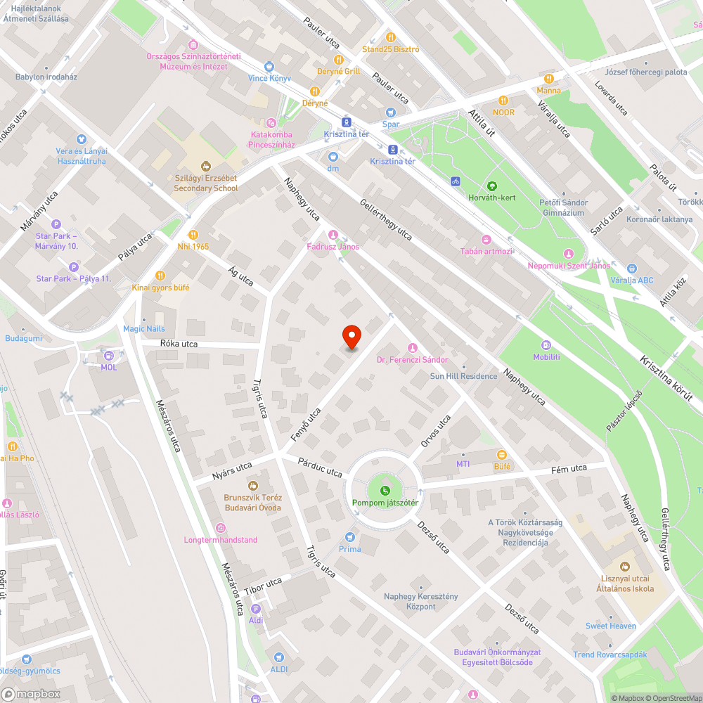 Járhatatlan járda bejelentés helye