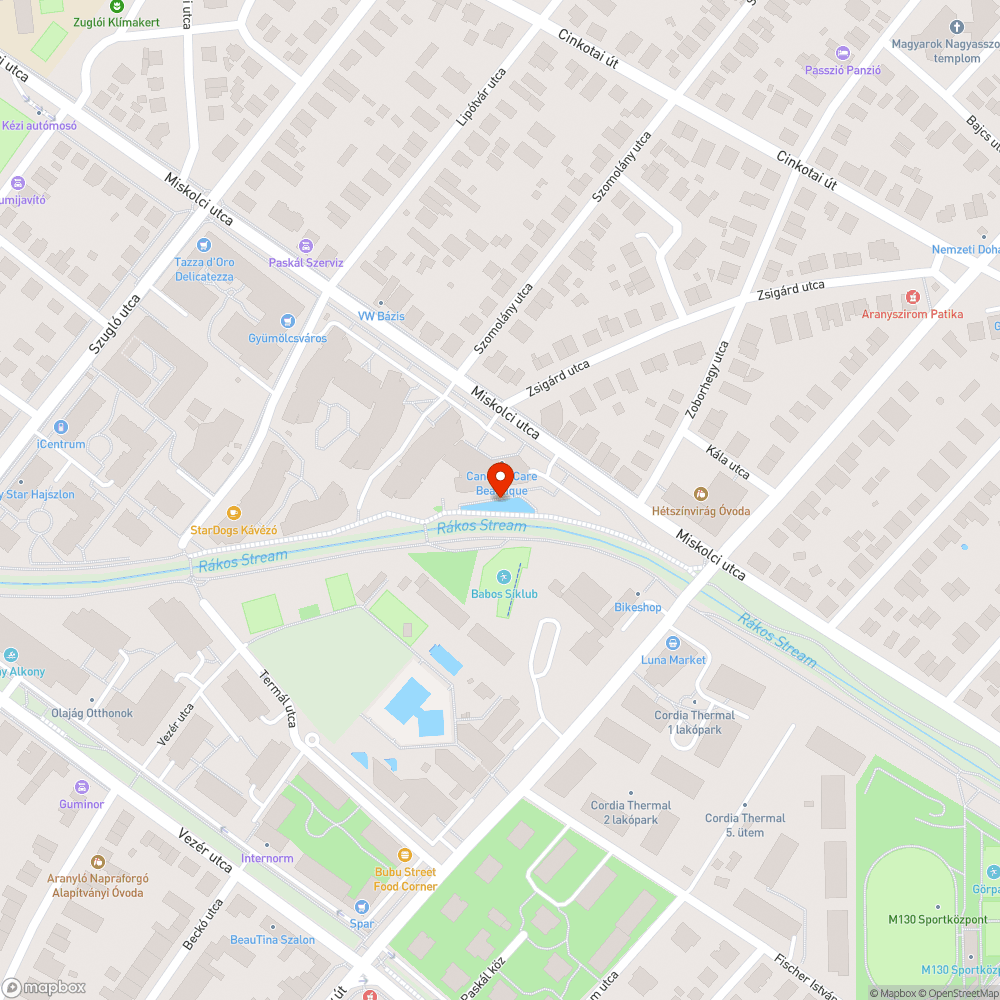 Kidőlt szökőkút bejelentés helye