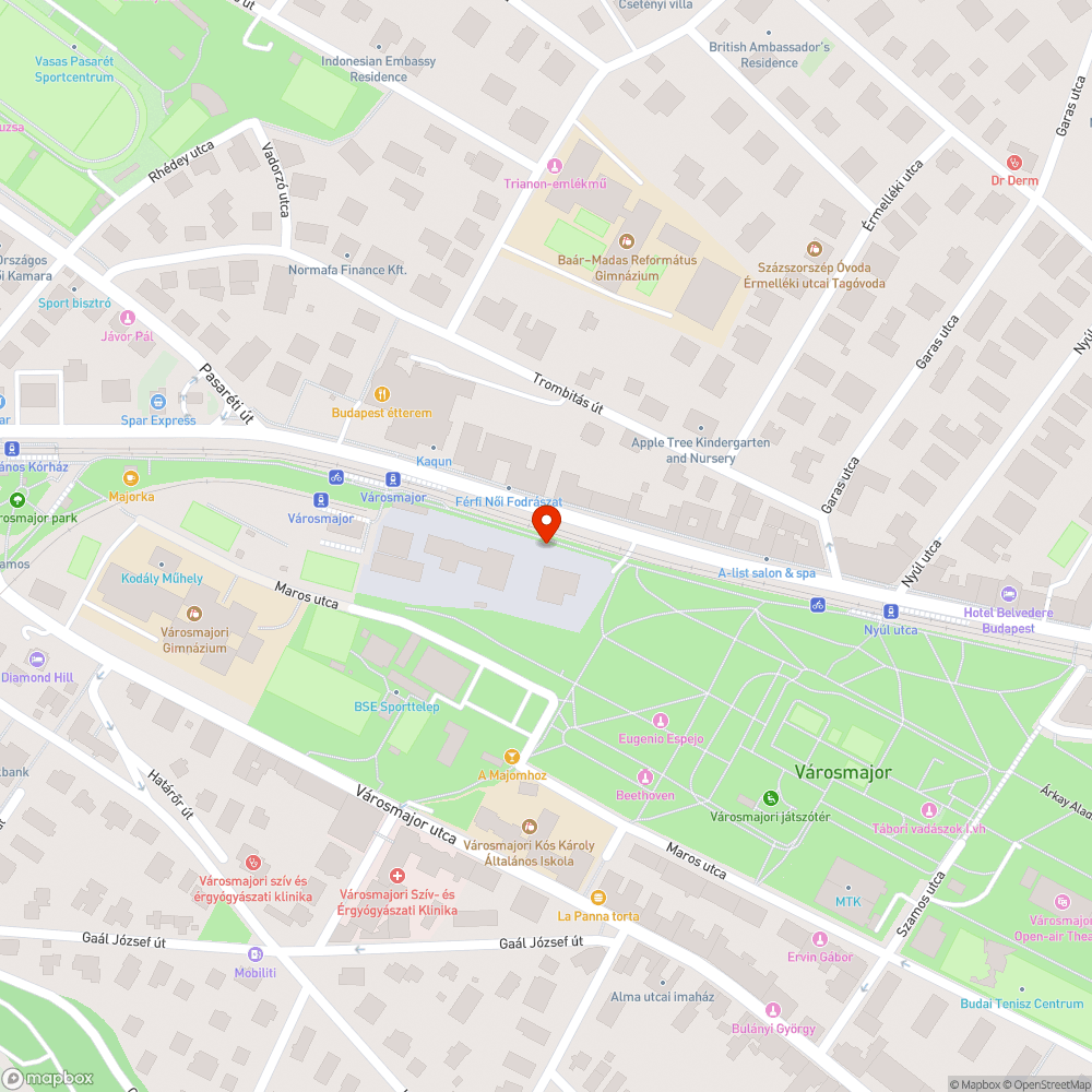 Graffiti falon bejelentés helye