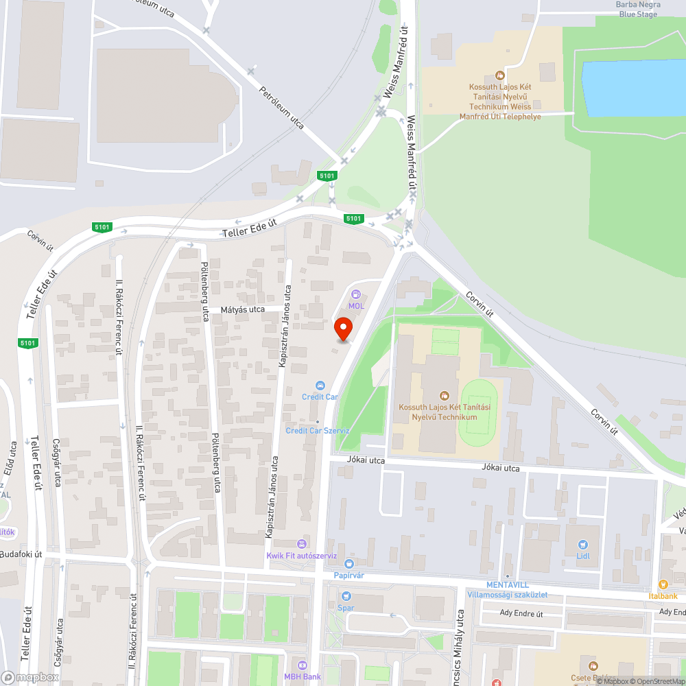 Beszakadt fedlap és járda is bejelentés helye