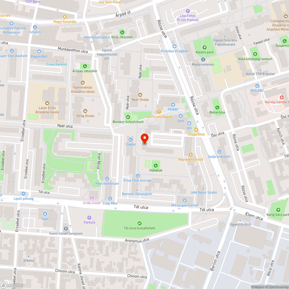 Műszaki nélküli parkolás bejelentés helye