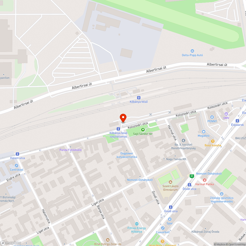 Szemét bejelentés helye