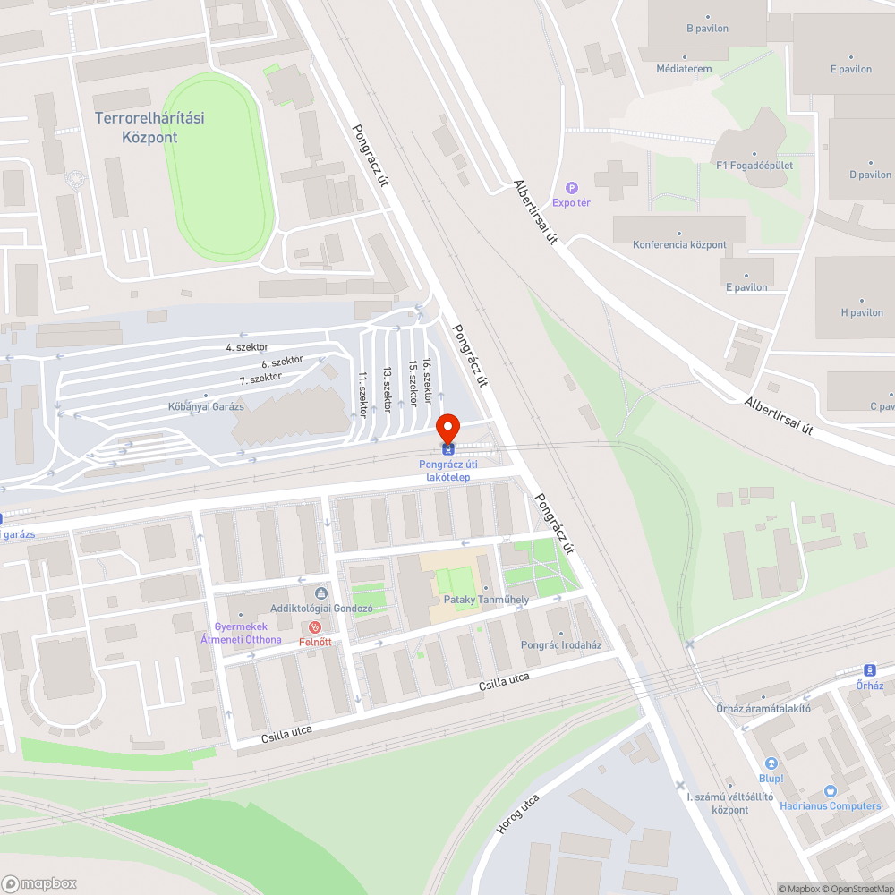 Szétdobált szemét bejelentés helye