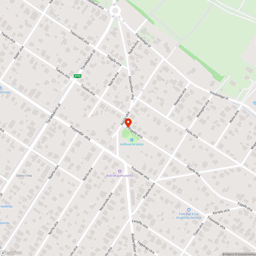 Sérült játék bejelentés helye