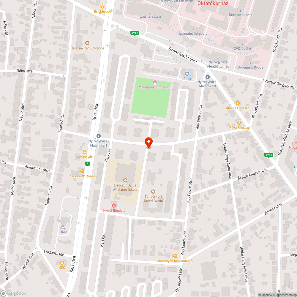 Kitaposott terület bejelentés helye